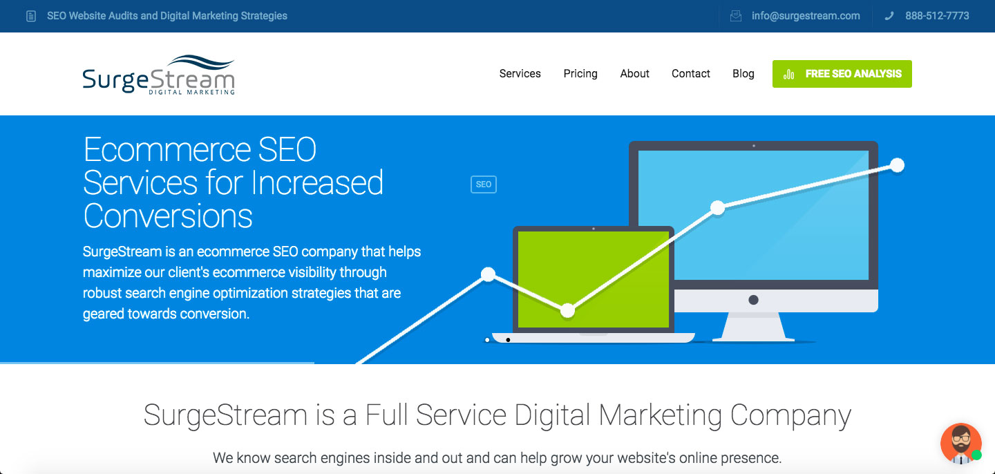 SurgeStream - best affordable seo company in USA
